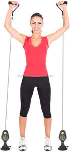 पेशेवर दीवार माउंट पुली प्रणाली वाणिज्यिक ग्रेड शक्ति प्रशिक्षण उपकरण टिकाऊ स्टील के साथ पूर्ण शरीर के अभ्यास के लिए - Product Image 5