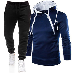 PASUXI Ensemble <span class=keywords><strong>Homme</strong></span> <span class=keywords><strong>Sport</strong></span> Décontracté Deux Pièces à Manches Longues Survêtement de <span class=keywords><strong>Sport</strong></span> Hip Hop pour Hommes - Product Image 3