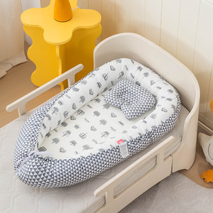<span class=keywords><strong>Cuna</strong></span> <span class=keywords><strong>Nido</strong></span> Antirrollos para Bebé Recién Nacido, de Algodón, Plegable, Portátil, Transpirable, para Viajes y Hogar - Product Image 6