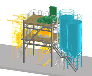 مصنع ملاط جاف SDCAD 10t/h للبيع المباشر لآلات خلط المسحوق معدات المصنع - Product Image 2