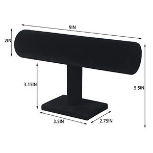Support de Présentation de Bijoux en Métal Personnalisé pour Usine, Présentoir à Bracelets en Microfibre Grise, Support Cylindrique pour Montres avec Base en Ciment, Présentoir à Joncs - Product Image 2