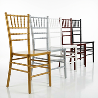 Chaises Chiavari en PP empilables de qualité commerciale de luxe pour événements et mariages, vente en gros