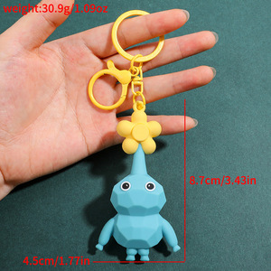 Porte-clés <span class=keywords><strong>Pikmin</strong></span> 4 transfrontalier, figurine de dessin animé à thème de jeu, vente chaude, vente en gros - Product Image 5