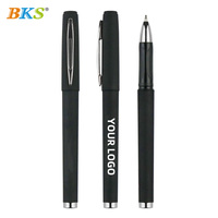 Stylos gel non effaçables personnalisables avec logo d'hôtel, en plastique, meilleur rapport qualité-prix, encre noire, largeur d'écriture 0,5 mm, faible MOQ