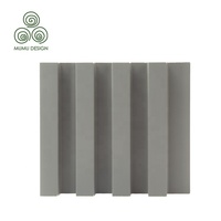 MUMU-paneles de pared de vinilo curvo para baño, azulejos 3D, revestimiento de madera de PVC para Interior acanalado, con función impermeable
