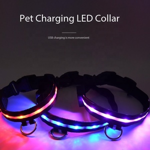 <span class=keywords><strong>Collar</strong></span> de perro de poliéster de lujo con luces LED, decoración de encaje Floral impermeable, seguridad nocturna, batería de iluminación incluida, collares para mascotas - Product Image 6