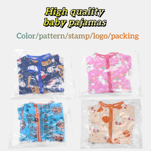 अनुकूलित निर्माता शिशु dtg मुद्रित बाबसलेपर्स/टॉडलर लड़की के कपड़े बहनों के 100% खाली पजामा - Product Image 2
