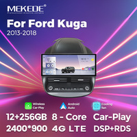 MEKEDE 12.3 pouces 2K 2400*900 voiture Audio multimédia écran latéral étroit GPS Navigation CAR-PLAY ADAS DVR pour Ford Kuga 2013-2018
