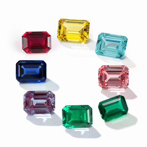 Excelente Esmeralda Hidrotermal <span class=keywords><strong>Colombiana</strong></span> en Bruto de 7x9 mm, 1.95 ct, Gema Sintética para Joyería - Product Image 6
