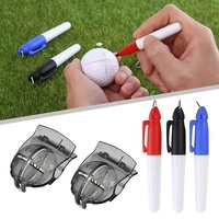 Outil d'alignement de balle de golf en plastique, marqueur de balle de golf facile à insérer dans le gobelet pour le marquage et le dessin de lignes