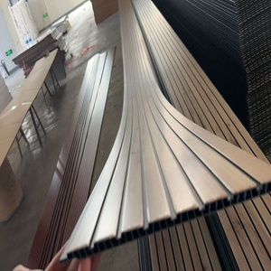 Hiện đại PVC lưỡi rãnh gạch trần giả 300*8.5 mét dễ dàng chống cháy rãnh bảng điều chỉnh không thấm nước cho home & khách sạn vật liệu nhựa - Product Image 1