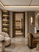 Solution de luxe moderne pour toute la maison, service personnalisé tout-en-un, design d'intérieur de villa de style italien haut de gamme
