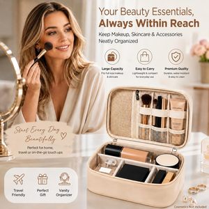 Cesto Regalo Rettangolare per la Cura Personale delle Donne, Borsa Vuota per Cosmetici, Ideale per Compleanni, Auguri di Pronta Guarigione, <span class=keywords><strong>Regali</strong></span> per Mamma, <span class=keywords><strong>Sorella</strong></span>, Amica - Product Image 2