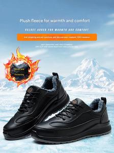 أحذية أمان رجالية رياضية بمقدمة فولاذية خفيفة الوزن وقابلة للتنفس ومضادة للانزلاق للاستخدام اليومي في العمل والصناعة - Product Image 2