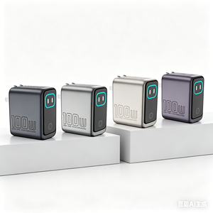 เครื่องชาร์จโทรศัพท์แบบพกพาหน้าจอดิจิตอล Stw 65/70W ที่ชาร์จโทรศัพท์สายเคเบิลแบบยืดหดได้ประเภท C 140 W 100W พร้อมหน้าจออัจฉริยะ Ai - Product Image 4