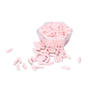 OEM热销空胶囊粉色客户标识印花医用明胶凝胶胶囊