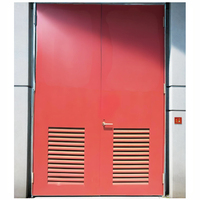 Porte de persienne, porte en acier de persienne, porte ignifuge de sécurité de volet en métal