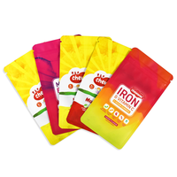 Sacs plastique en aluminium avec film imprimé personnalisé, sachets d'emballage pour épices et assaisonnements, feuille d'aluminium, unités