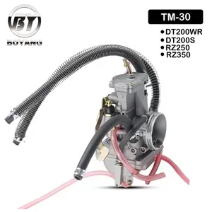 Mikuni คาร์บูเรเตอร์ TM30 30mm สไลด์เรียบ smoothbore carb สำหรับ yanaha DT200WR DT200S RZ250คาร์บูเรเตอร์ RZ350 TM30 30mm