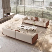 Canapé de bureau en cuir, fauteuil moderne pour salon, salle de repos, salle d'attente, fauteuil d'invité