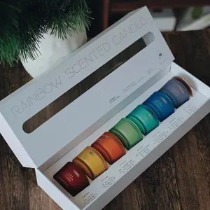 Zeecan Luxus Kerzen box mit Einsatz Tee licht Kerzen box Verpackung kosmetische Geschenk box