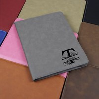 Portafolio de Negocios con Cierre de Cremallera en Cuero Sintético Láser, 9 1/2"x12", Ecológico, Colores Personalizados, Logotipo, Bloc de Notas con Inserto Grabable por Láser, de Fábrica