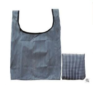 Custom Reusable <b>Foldaway</b> Pouch Grocery Shopping Trolley Tote <b>Bags</b> Handled Shoulder Closure Polyester Nylon Medium for - Product Image 3