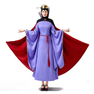 Costumi adulti di Halloween matrigna regina COS abito fiabe malvagia regina Anime Make up abito con mantello - Product Image 4