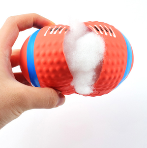 Juguete de látex con sonido para mascotas, juguete interactivo para jugar al Rugby, baloncesto y fútbol - Product Image 6