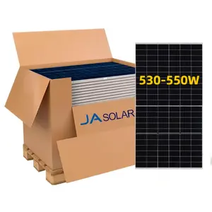 JA太阳能电池板价格政府太阳能电池板计划530W 540W 550W安装太阳能电池板的最佳方式