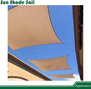 <span class=keywords><strong>Voiles</strong></span> d'ombrage rectangulaires personnalisées en tissu pour mobilier d'extérieur de jardin, patio et restaurant - Product Image 3