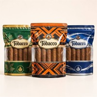 Bolsa Personalizada Mate con Cierre, de Aluminio, para Cigarros, a Prueba de Olores, con Ventana y Cierre de Cremallera