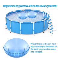 4 'x 4' hiver PVC gonflable natation flottant coussin de piscine housse de coussin d'air pour piscines hors sol