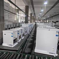 Réfrigérateur Portable de 76L à Double Porte, Congélateur Supérieur et Réfrigérateur Inférieur, Petit Appareil Ménager, Vente en Gros d'Usine