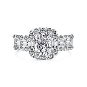 Dylam Top Picked S925 <b>Silver</b> Rhodium Plated <b>Eternity</b> Band Anniversary Birthday Gift Women 8A Cubic Zirconia Wedding Promise <b>Ring</b> - Product Image 1