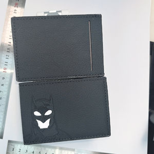 Avrupa amerikan gençlik ince sınır ötesi tasarım ile kart tutucu erkek deri yatay cüzdan promosyon ve iş hediye - Product Image 5