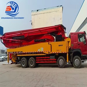 Camion pompe à béton diesel Sany Green d'occasion 46m 49m 52m 56m 62m 63m à vendre - Product Image 6