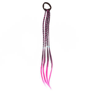 IFOND mode couleur <span class=keywords><strong>faux</strong></span> <span class=keywords><strong>cheveux</strong></span> enfants <span class=keywords><strong>cheveux</strong></span> corde princesse torsion tresse queue de cheval élastique <span class=keywords><strong>cheveux</strong></span> cravate - Product Image 6