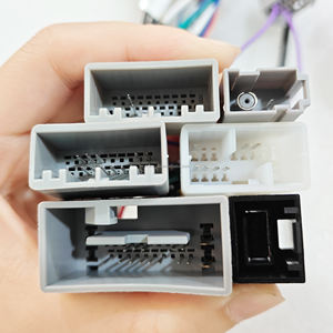 Adaptor kabel daya Stereo 16PIN mobil Android jaket <span class=keywords><strong>PVC</strong></span> kotak Canbus untuk HONDA 12-15 CRV CIVIC Low-end Wiring Harness - Product Image 4