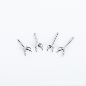 Stainless Steel Huazi Claw Zircon Earring <b>Studs</b> For <b>Cartilage</b> Piercing Unisex Jewelry Accessories Spike Shape 0007 - Product Image 2