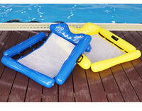 Hamac gonflable en PVC, flotteur d'eau de piscine, chaise de lit de loisir pour le jeu de piscine