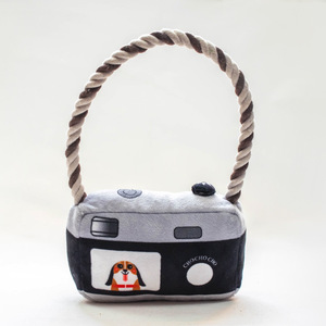 กล้องของเล่นสุนัขแบบตุ๊กตาพร้อมเชือกจับสำหรับฝึกและเล่นสนุก - Product Image 1