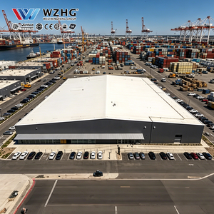 Commercial Rigid Section Steel Almacen Estructura De Acero Steel Structure Warehouse Factory Custom OEM - Product Image 1