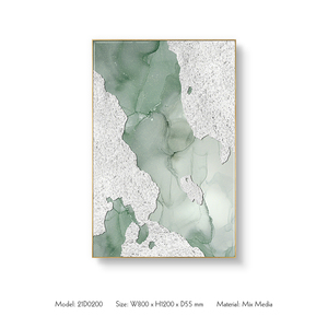 Nuova pittura acrilica mobili di lusso decorazione della parete incorniciata 3D artigianato in resina opere d'arte per <span class=keywords><strong>soggiorno</strong></span> in hotel decorazioni per la casa arte della parete in resina - Product Image 2