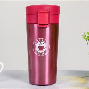 Nouvelle tasse thermos à café en acier inoxydable 304, double paroi, isolée sous vide, mug de bureau, bouteille d'eau de voyage pour voiture, logo personnalisé - Product Image 2