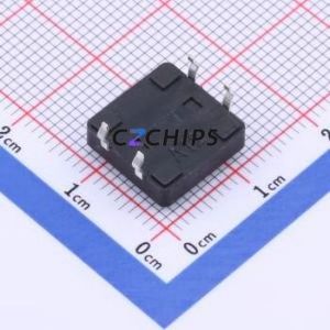 GT-TC152A-H043-L1 Tactile Switch Through hole,12x12mm Switch Single Pole Single Throw Round Button 1.6N Through Hole - Product Image 2