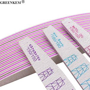 Profesyonel gri kum Falf ay tırnak törpüsü yüksek kaliteli cetvel desen gri tırnak törpüsü 100/150/180/240 Grit tırnak törpüsü - Product Image 6