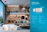 Sunricher 350W Zigbee Variateur Intelligent à Bouton Rotatif Standard Australien Sans Neutre Prend en Charge les Charges Résistives, Capacitives et Inductives