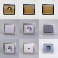 Enchufe de Pared Eléctrico Estándar Francés Ingelec EU IP45 220-250V con Múltiples Opciones de Tomacorrientes, Puertos USB Tipo-C, Unipolar/Bipolar