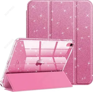 เคส10th 11TH 12th สำหรับ iPad <span class=keywords><strong>A16</strong></span> A19พร้อมที่ใส่ดินสอระยิบระยับฝาครอบสำหรับ iPad 10.2 10.5 Air 4 5-11 M2 M410.9 M3 - Product Image 1